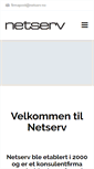 Mobile Screenshot of netserv.no